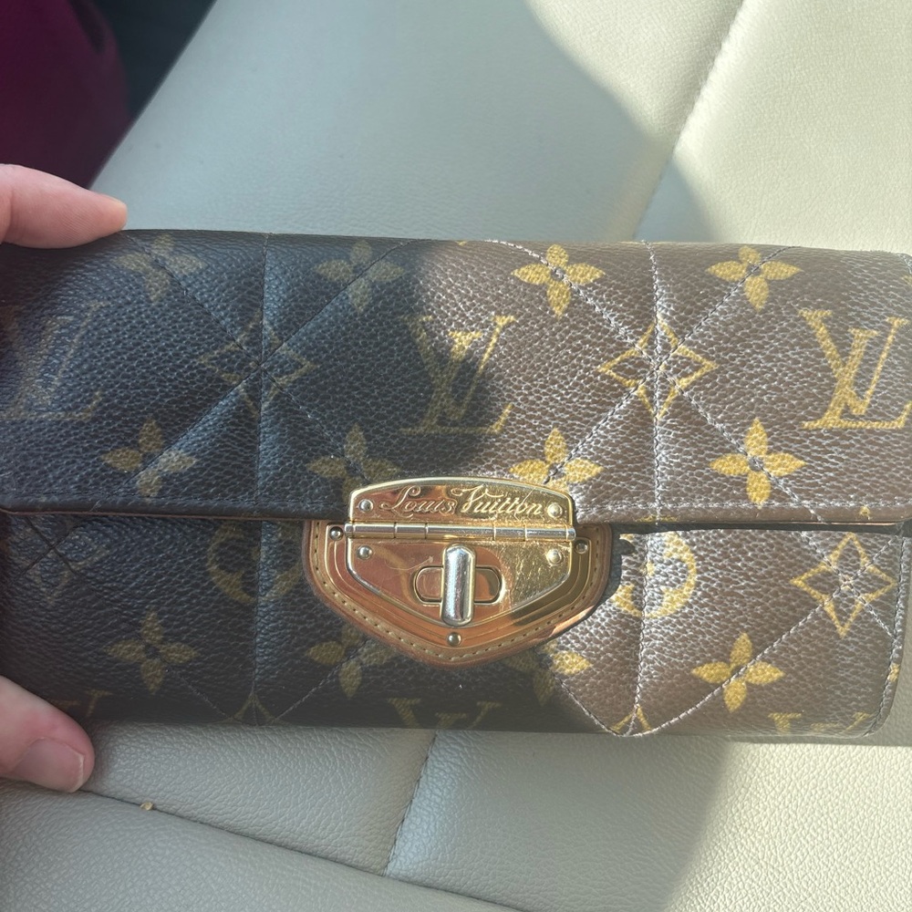 Louis Vuitton Brown Monogram Long Wallet